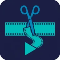 Original CapCut Pro-style video editing logo illustration
