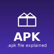APK file explained with an open package box icon